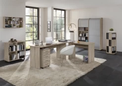 FMD Bureau D'angle Till - Chêne 9 FMD Bureau D'angle Till - Chêne -Meubles Tables Et Chaises Shop Till Milieu Eiche 1 7413