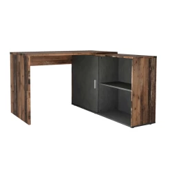 FMD Bureau D'angle Vaiana - Bois Vieilli/anthracite