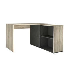 FMD Bureau D'angle Vaiana - Chêne/anthracite