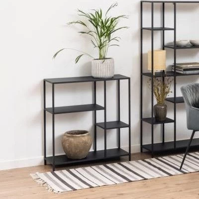 Etagère Nebas 79,5cm 3 Tablettes - Noir 1 Etagère Nebas 79,5cm 3 Tablettes - Noir