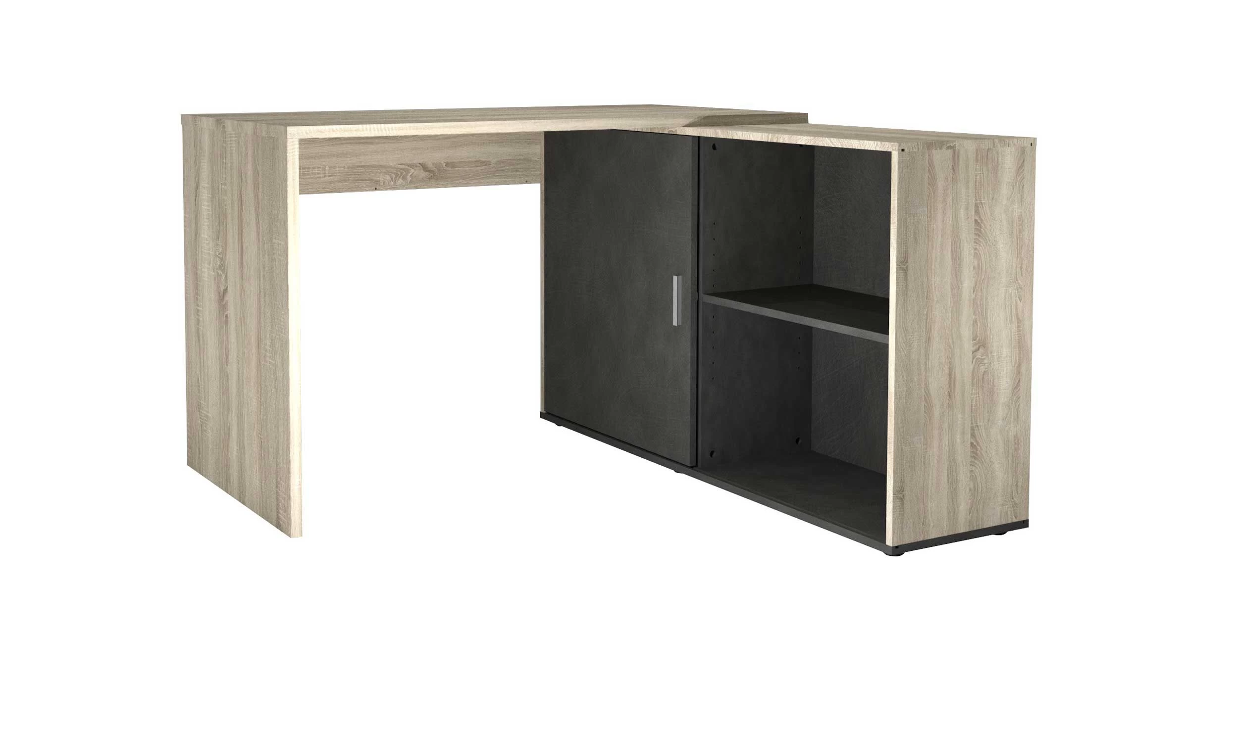 FMD Bureau D'angle Vaiana - Chêne/anthracite 6 FMD Bureau D'angle Vaiana - Chêne/anthracite – Image 6